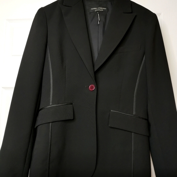 Sandra Angelozzi - Designer blazer jet black - Picture 1 of 7